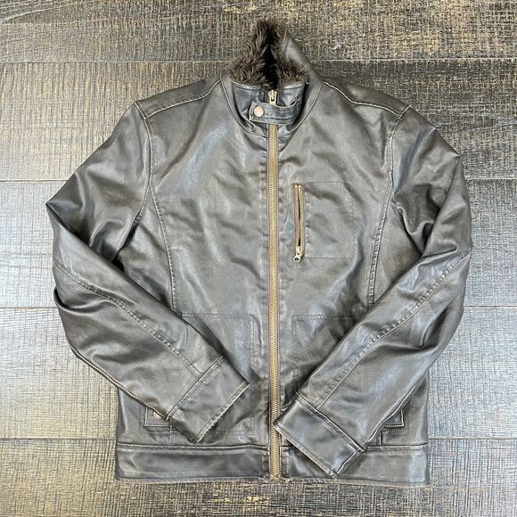 American Rag Cie Jacket Coats Leather Brown Women's Size M